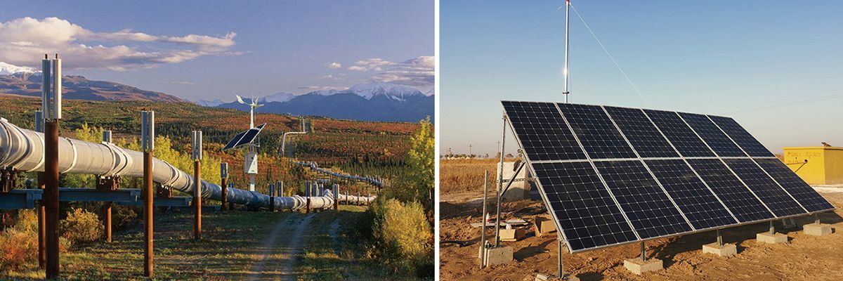Solution solaire pour le secteur pétrolier et gazier