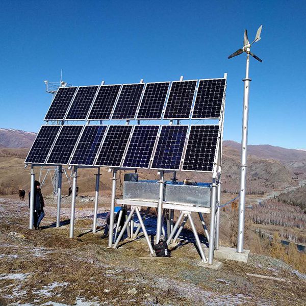 Projet Energie Solaire Gestion des Frontières Kanas, Xinjiang